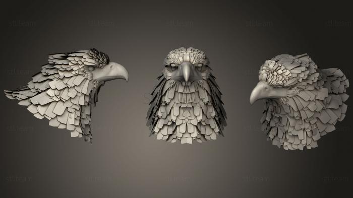 3D model Eagle Bust (STL)